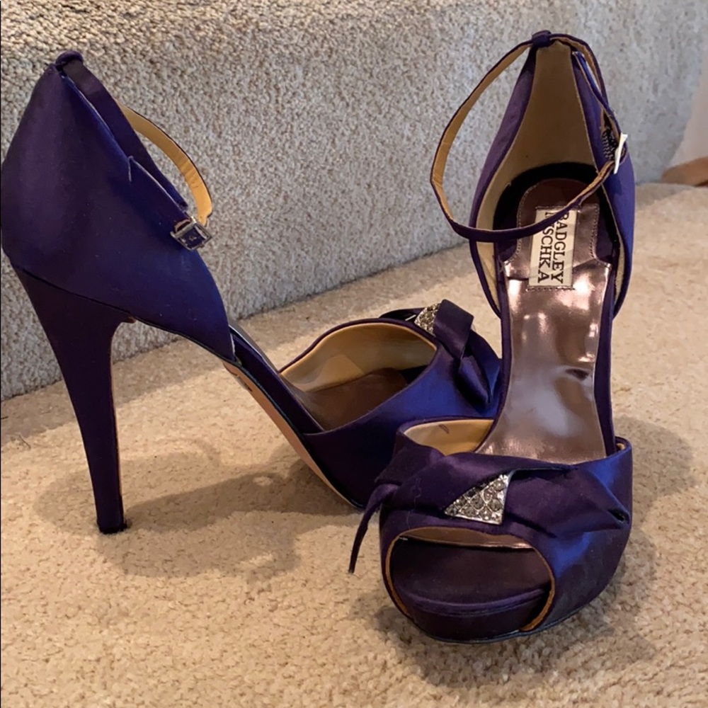 Badgley Mischka platform sandals.